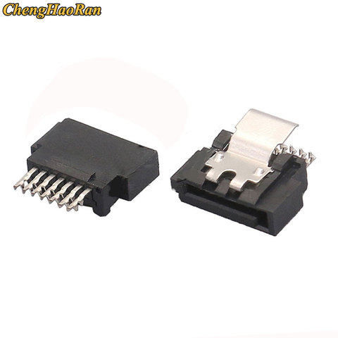 SATA 7PIN Conector hembra con primavera interfaz SATA fuente de alimentación SATA 7P hembra con metralla SATA hembra para Cable de datos ► Foto 1/2