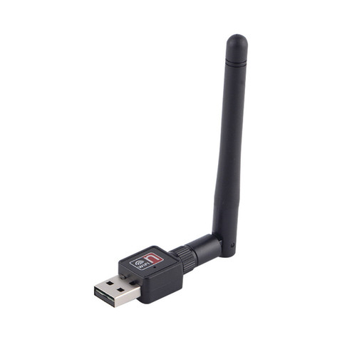 Receptor Dongle Wifi de 2,4G adaptador WiFi USB, 150M, tarjeta de red inalámbrica 802.11b/n/g, Wifi, Ethernet para PC Win 10, Chip RTL8188 ► Foto 1/6