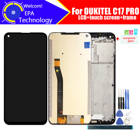 Pantalla LCD OUKITEL C17 PRO de 6,35 pulgadas + conjunto de digitalizador de pantalla táctil 100% Original Nuevo LCD + táctil para C17 PRO + herramientas ► Foto 1/6