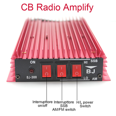 CB amplificador de potencia para Radio BJ-300, HF, 3-30MHz, 100W, FM, 150W, AM 300W, SSB, Walkie Talkie, amplificador CB BJ300 PLUS ► Foto 1/6