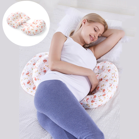 Almohada de apoyo para el vientre para mujeres embarazadas, accesorio multifunción en forma de U, para dormir de lado, para el embarazo ► Foto 1/1