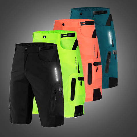 WOSAWE-pantalones cortos de Ciclismo de corte holgado para hombre, almohadilla de Gel, ropa deportiva para ciclismo de montaña, Verano ► Foto 1/6