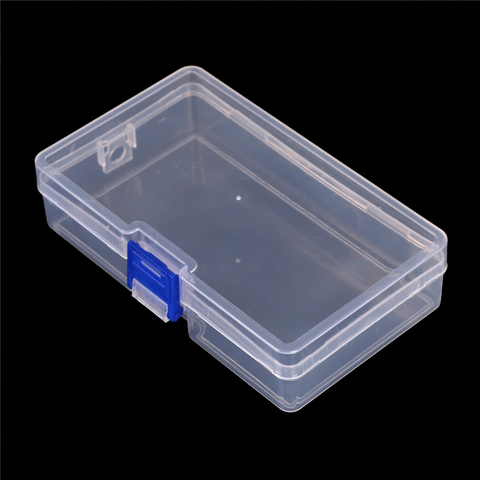 Caja recipiente de almacenamiento de plástico transparente para collares, caja con tapa, Mini caja de joyería duradera de colección ► Foto 1/6