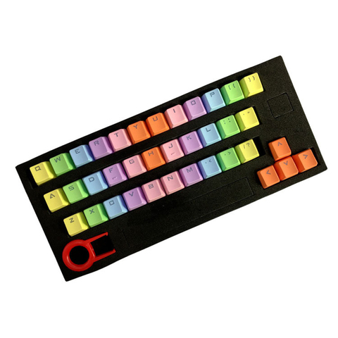 Tapa de tecla colorida para teclado mecánico MX, interruptor de doble disparo, OEM, 37 teclas, PBT ► Foto 1/6