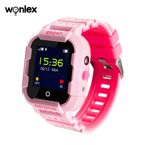 Wonlex-reloj inteligente KT03 para niños, dispositivo con cámara 2G, resistente al agua IP67, GPS, WIFI, SOS, rastreador antipérdida, posicionamiento de niños y bebés ► Foto 1/6