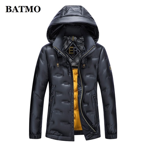 BATMO 2022 nueva llegada invierno 90% chaquetas con capucha de plumón de pato blanco para hombres, chaquetas cálidas impermeables para hombres, 2001 ► Foto 1/6
