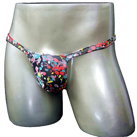 Bikini con estampado para hombre, Tanga Sexy para nadar, ropa de playa, bolsa convexa en U, bragas sexys, Tanga, Tanga exótica ► Foto 1/4