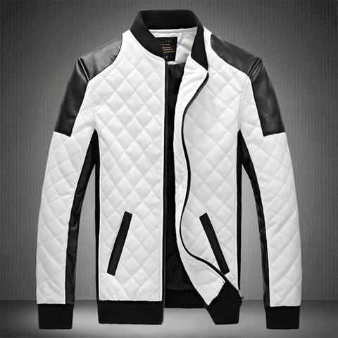 Chaquetas de cuero para hombre, chaqueta clásica informal de alta calidad para motocicleta y bicicleta, abrigos gruesos, Primavera/otoño, 2022 ► Foto 1/6