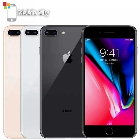 Original Apple iphone 8 Plus Hexa Core iOS 3GB RAM 64/256GB ROM 5,5 pulgadas teléfono celular 12MP huella dactilar 2691mAh 4G LTE móvil teléfono ► Foto 1/1