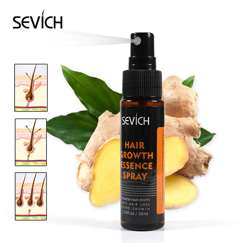 SEVIC 30ml Hebal esencia Spray rápido para el crecimiento del cabello tratamiento para la pérdida de cabello ayuda para el crecimiento del cabello ► Foto 1/6