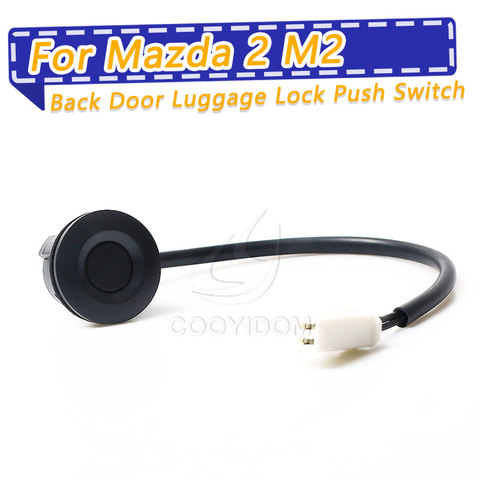 Cerradura de maletero trasero, botón interruptor de liberación para puerta de equipaje, para Mazda 2 M2 ► Foto 1/6