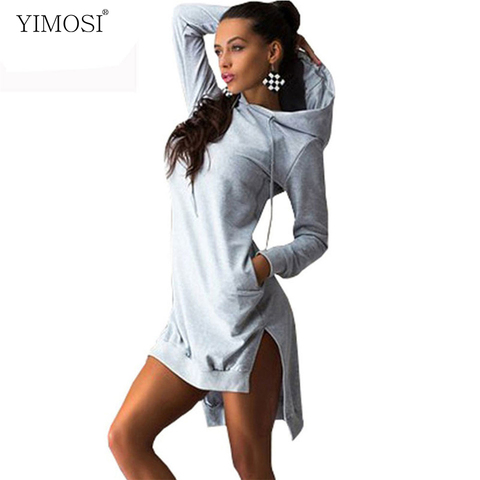 Svitshot-Jersey de Bolsillos de invierno para mujer, chándal Sudadera con capucha informal, vestido ajustado con capucha, prendas de vestir, novedad de 2022 ► Foto 1/6