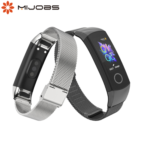 Correa de Metal milanesa para Huawei Honor Band 4, repuesto de Correa de acero inoxidable para pulsera Honor Band 5 ► Foto 1/6