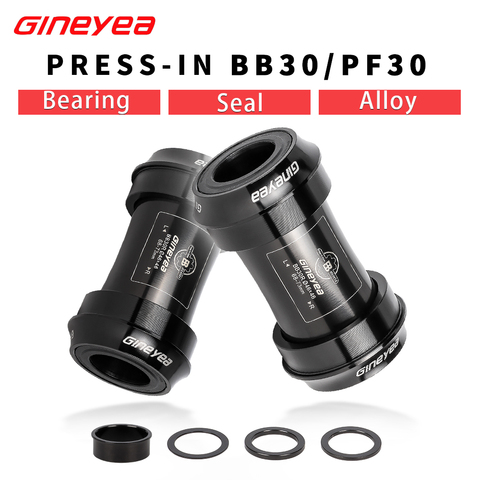 Gineyea-soporte inferior para bicicleta de montaña BB30 PF30, rodamiento sellado, prensa para bicicleta de carretera, Holowtech XT Sram Gxp 24 22mm, conjunto BB ► Foto 1/6