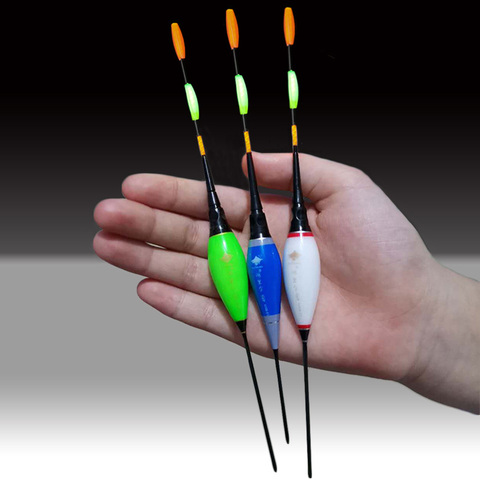 A ESTRENAR flotadores de pesca flotadores luminosos noche pesca amante mejor elección Nano Material plástico Bobbers pesca Tackle regalo ► Foto 1/6