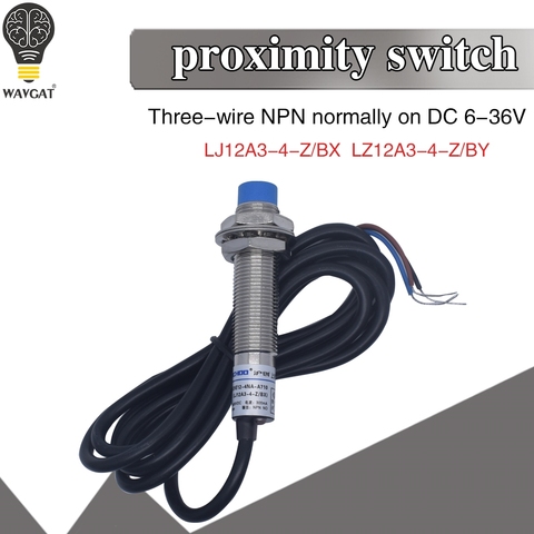 Sensor de proximidad inductivo interruptor de detección NPN DC 6-36V, Envío Gratis LJ12A3-4-Z/BX LJ12A3-4-Z/por ► Foto 1/6