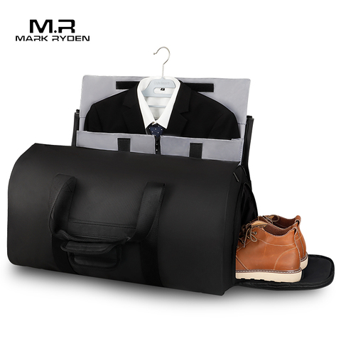 Mark Ryden de viaje multifunción para hombre, bolsa de viaje de gran capacidad, impermeable, con bolsa para zapatos ► Foto 1/6