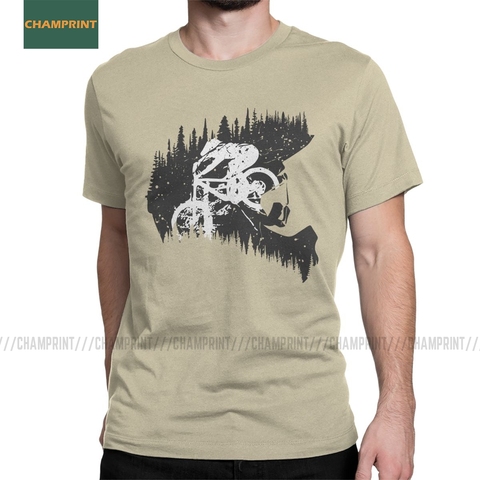 Fullface-camisetas de algodón para hombre, ropa Vintage de manga corta para ciclismo de montaña ► Foto 1/6