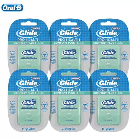 Oral B Gilde Pro-Salud Comforte Plus hilo Dental de mascar cuidado Dental hilo líder fácilmente en espacios profunda limpia 40 m/unids ► Foto 1/6
