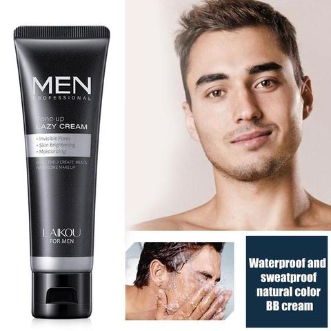 Crema BB para hombre, crema para el cuidado de la piel, protector solar, Base de maquillaje, Color de la piel, crema Natural de blanqueamiento, 50ml ► Foto 1/6