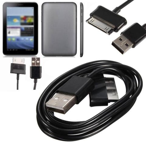 Cargador USB Cable de datos de sincronización de Cable para Samsung Galaxy 3 P1000 10,1 P7510 nota Tab P3100 P1010 8,9 7,0 tableta 2 P6810 2 Tab P2N8 ► Foto 1/5