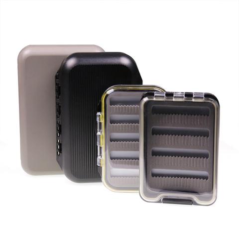 Caja de mosca de pesca impermeable Ninfa, mosca seca, tubo, trucha, salmón, pesca, anzuelo, accesorio, aparejos ► Foto 1/6