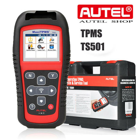 Autel tpms sistemas neumáticos sistema de monitoreo activar y herramienta de diagnóstico TS501 sensor TPMS diagnóstico y herramienta del programa ► Foto 1/6