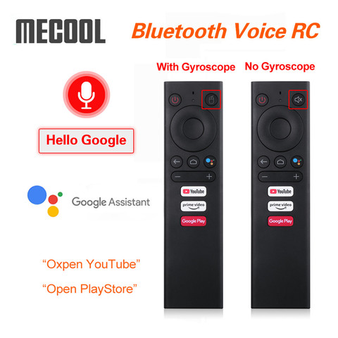 Mecool BT Control remoto por voz de Mouse de aire de giroscopio para Android TV Box Mecool KM6 KM3 KM1 ATV de voz de Google TVBox ► Foto 1/5