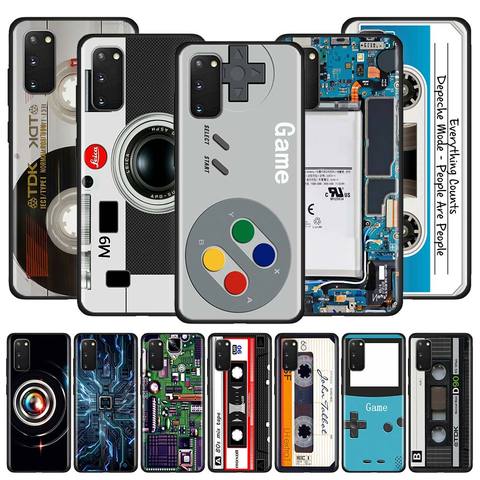 Funda suave de TPU para Samsung Galaxy S20 FE S10 Plus S10e Note 20 Ultra 10 Lite S9 S8, carcasa trasera para teléfono, cámara, Cassette, música ► Foto 1/6