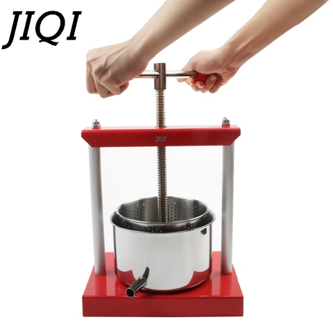 JIQI Manual de acero inoxidable exprimidor de naranja limón cítricos prensa exprimidor lento extractor, se usa con la mano de jugo de fruta vino separador de vertedor de aceite ► Foto 1/6