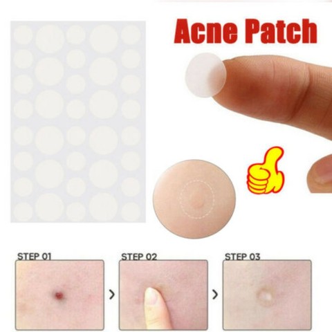 36 unids/set hydrocoloid Acne Invisible Pimple Master parche de eliminación de la etiqueta de la piel parche de espinillas/removedores de manchas de espinillas de cabeza ► Foto 1/6