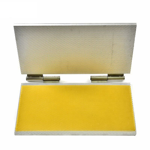 Máquina de base para cera de abejas, maquinaria para cera de abejas con aleación de aluminio, súper solida, tamaño cuaderno Dadant o Langstroth ► Foto 1/6