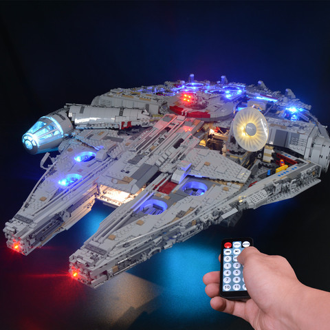 Kit de luz Led para 75192 y 05132 Falcon Millennium modelo de bloques de construcción (no incluye juego de bloques) ► Foto 1/5