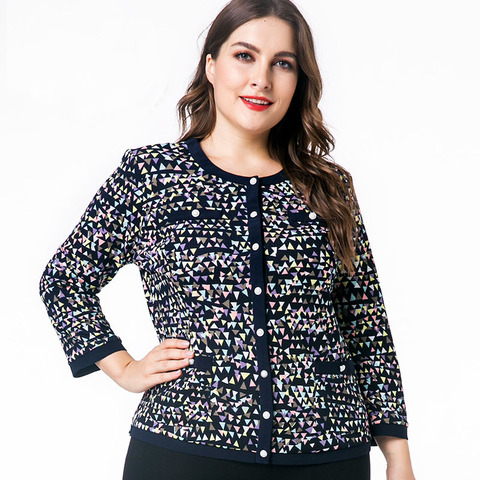 Camiseta de manga larga con estampado Floral para mujer, ropa Vintage elegante para mamá, Tops de talla grande para mujer 2022 ► Foto 1/6