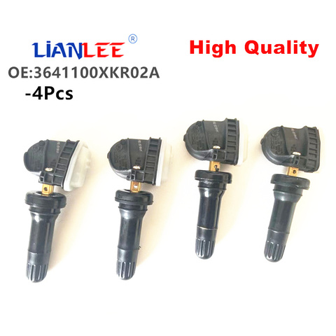 4 piezas 433MHZ Sensor de presión de neumáticos TPMS para 2017-2022 gran pared WEY VV5 VV6 VV7 P8 HAVAL F5 F7 F7X H7L H2s H4 H6 3641100XKR02A ► Foto 1/5