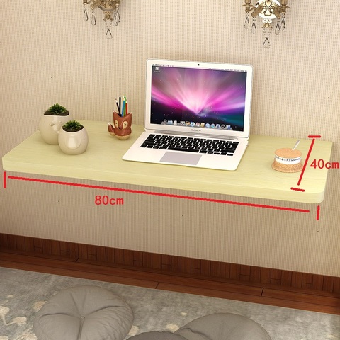 Simple hogar pared mesa que se dobla comedor mesa de pared colgante de pared escritorio de la computadora de escritorio mesa de pared ► Foto 1/6