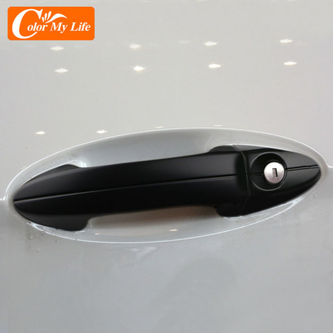 ABS cromo puerta Exterior Protector de cuencos cubierta de la puerta del coche adhesivo de manija para Ford Ecosport 2013, 2014, 2015, 2016, 2017 ► Foto 1/6