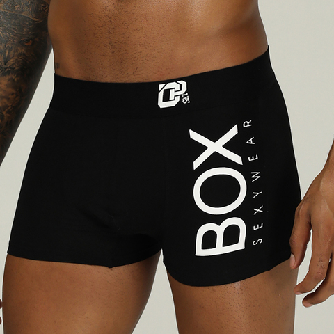 ORLVS-Calzoncillos Bóxer largos para hombre, ropa interior, suave, de algodón, 3D ► Foto 1/6