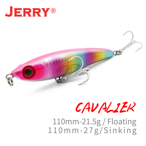 Jerry Cavalier-señuelo para pesca con lápiz, superficie flotante, 27g Stickbaits 21,5g, agua salada, cebos duros de atún que se hunden ► Foto 1/6