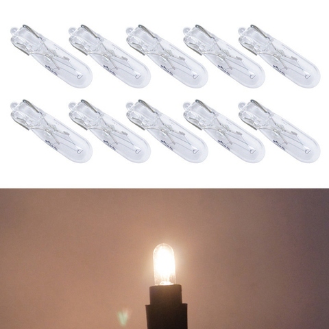 20 unids/set Luz de salpicadero de coche 12V blanco bombillas LED con Base de cuña Auto Interior Dash juntas lámpara ► Foto 1/5