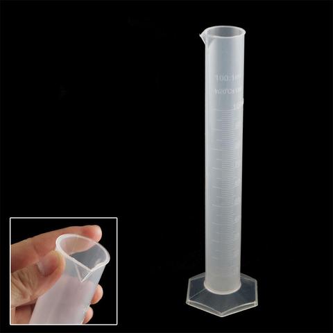 Taza medidora de plástico para cocina herramientas graduadas de laboratorio de química, herramienta de laboratorio escolar, 50/100/250mL ► Foto 1/2