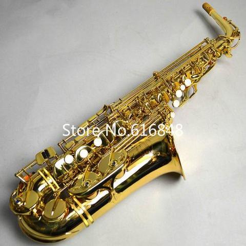 Saxofón de latón con funda, instrumento Musical de saxofón Alto Eb Tune, laca dorada, JAS-769 de Júpiter, novedad, envío gratis ► Foto 1/6