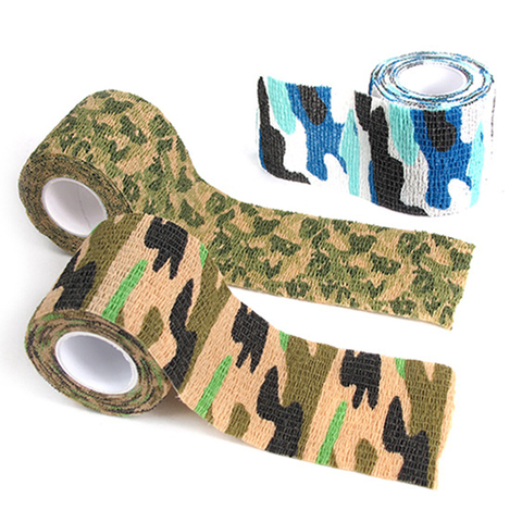 Cinta de camuflaje para caza, accesorios duraderos para pistola de fuego, pegatinas para armas de caza, cintas impermeables para envoltura de acampada ► Foto 1/6