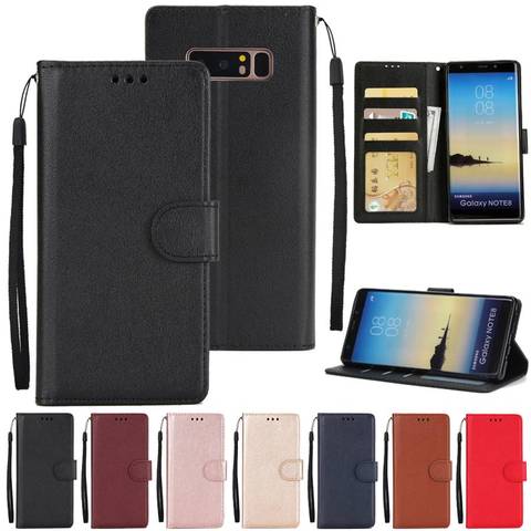 Caso de cartera para Samsung S21 S21Plus S21Ultra S20FE S10 S9 S9Plus S8 S8Plus S7Edge S6 S5 Note8 9 10Pro 20Ultra-tarjeta de crédito ► Foto 1/6