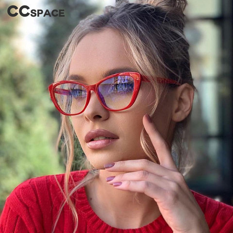 Gafas con montura de plástico y titanio para hombre y mujer, lentes ópticas a la moda para ordenador, 47312 ► Foto 1/6