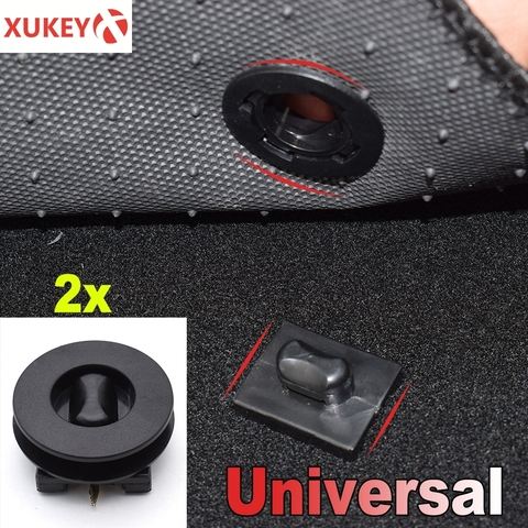 2 piezas Universal Car Floor Mat Clips de sujeción para LADA Kia Rio Renault Hyundai Toyota moqueta de fijación abrazaderas mat hebillas ► Foto 1/1