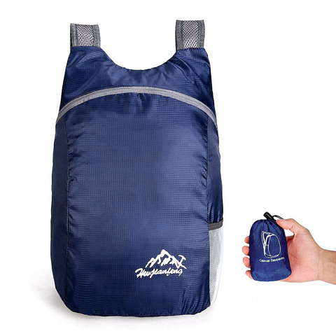 Mochila ligera Unisex para exteriores, bolsa de deporte de ocio, Plegable, portátil, para acampar, senderismo, viaje, 20L ► Foto 1/6