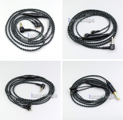 EachDIY 100 22 Ohm plata frustrado Cable de auriculares para Etymotic ER4B ER4PT ER4S ER6I ER4 LN005656 ► Foto 1/2