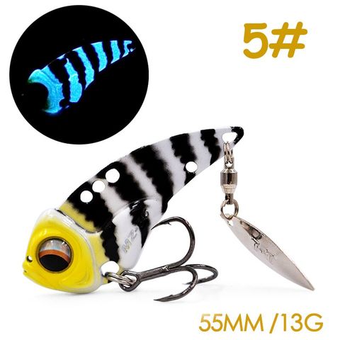 Señuelo de Metal sin cuchilla MZ55, señuelos de hundimiento, wobbler, vib, aparejos de pesca artificial para trucha, percha, Lucio, crappie ► Foto 1/6