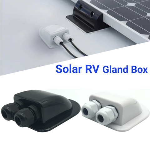 La parte superior del Panel Solar de Cable caja de techo de entrada caja de glándulas conector impermeable para RV yate barco casa rodante autocaravana ► Foto 1/6